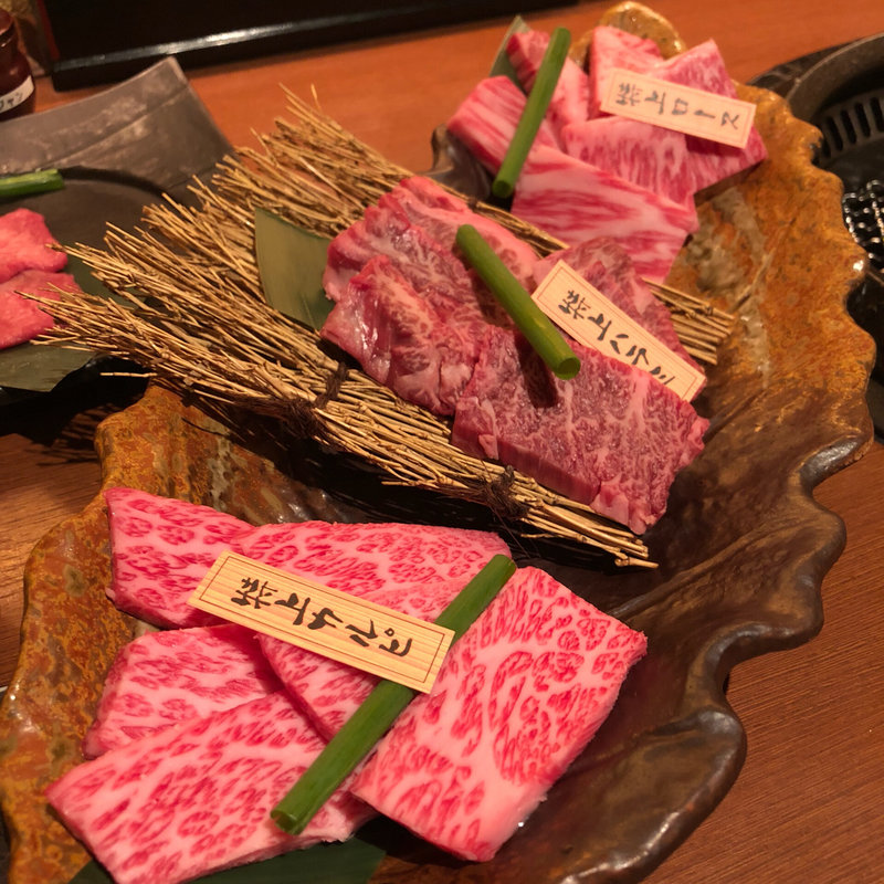 コース料理の一部(焼肉一丁 梅田お初天神店 （やきにくいっちょう）)