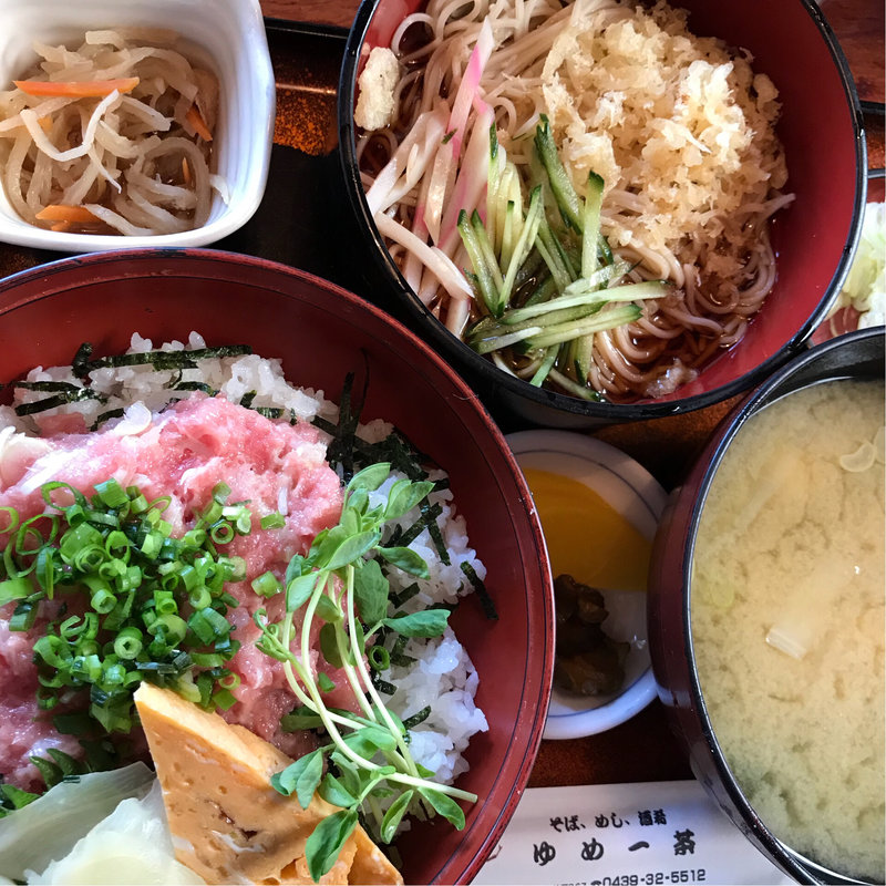 ネギトロ定食(ゆめ一茶)