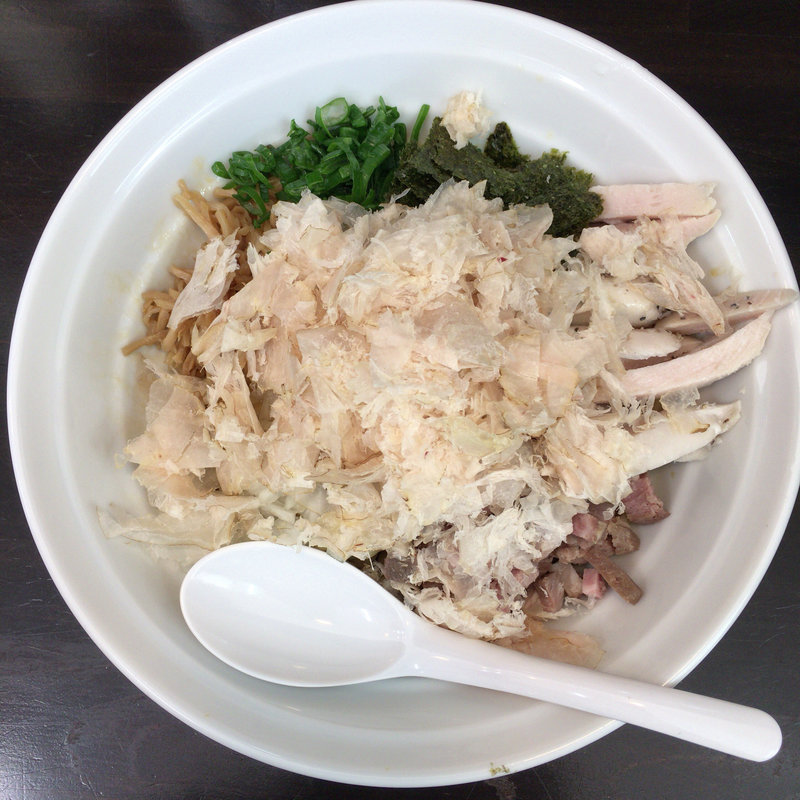 鶏節まぜそば(満開)