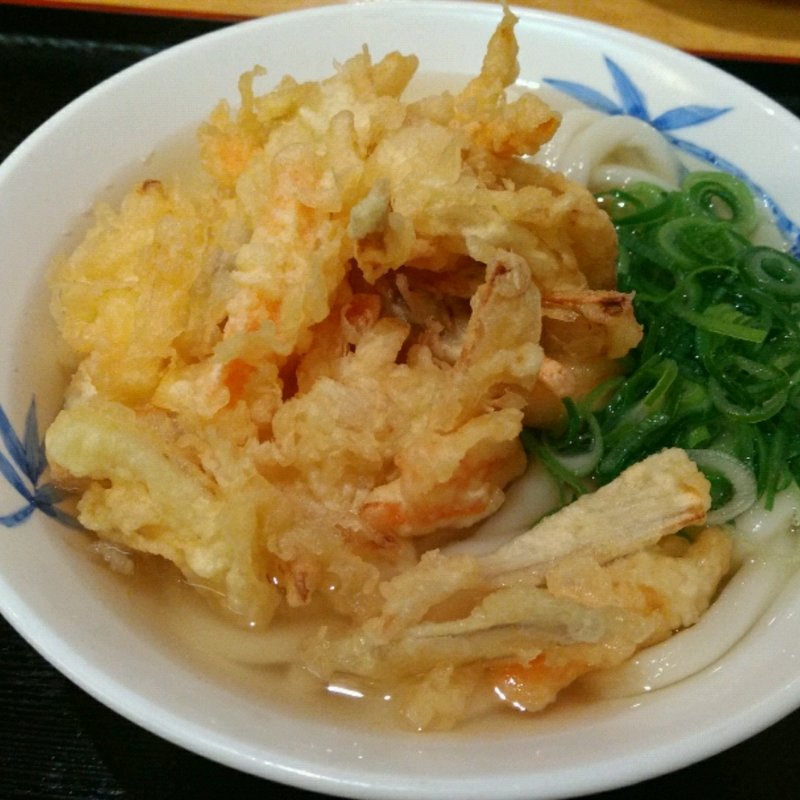 かき揚げうどん(大福うどん 電気ビル店)