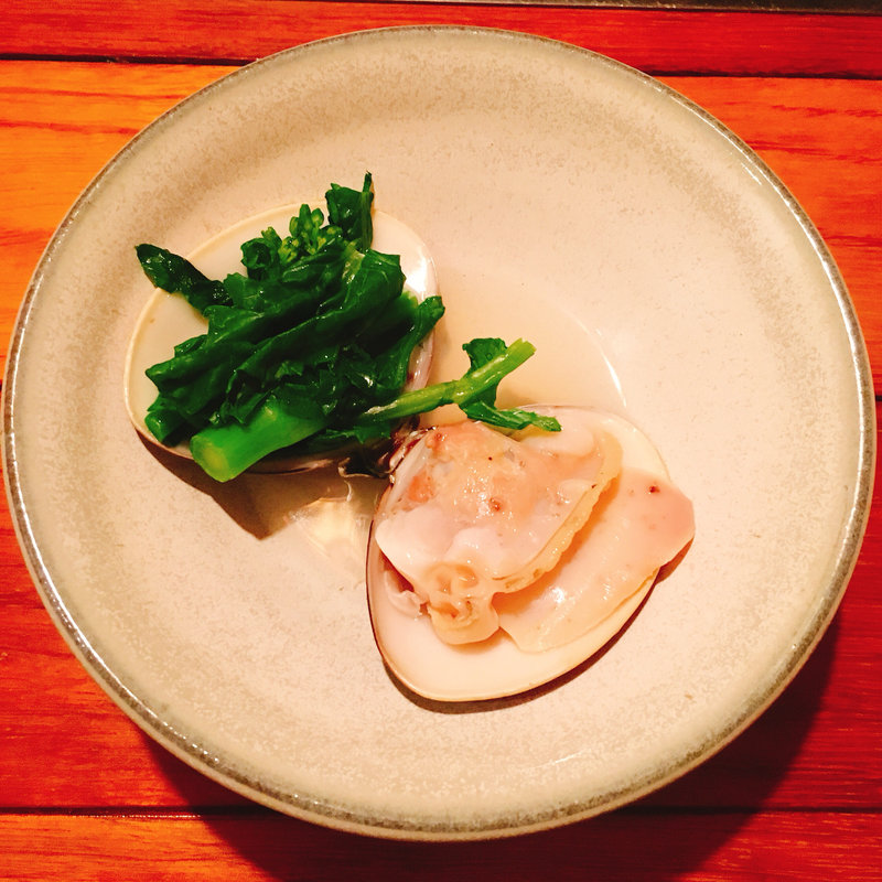 はまぐり(鉄板焼き高見)