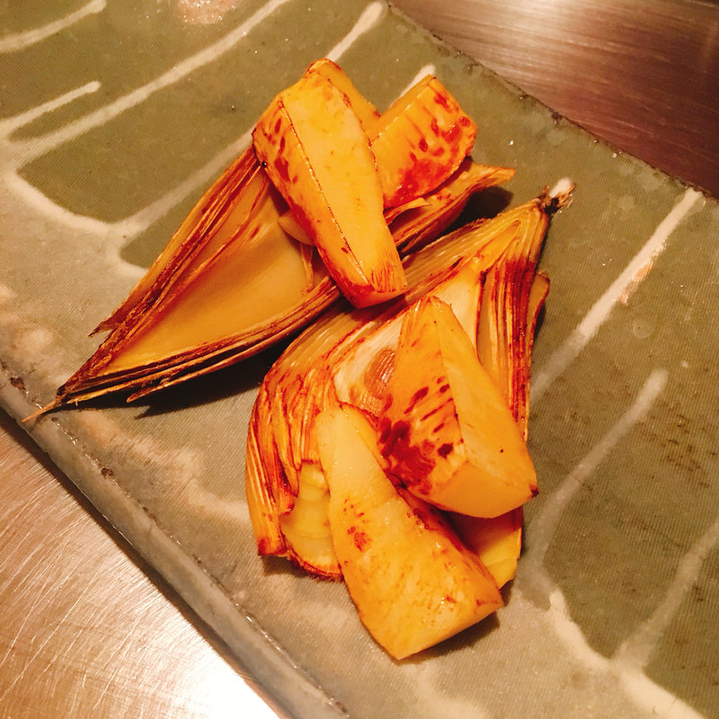 春たけのこ(鉄板焼き高見)