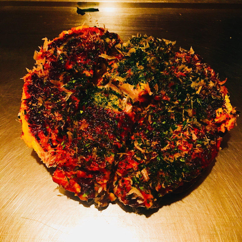 豚玉(鉄板焼き高見)