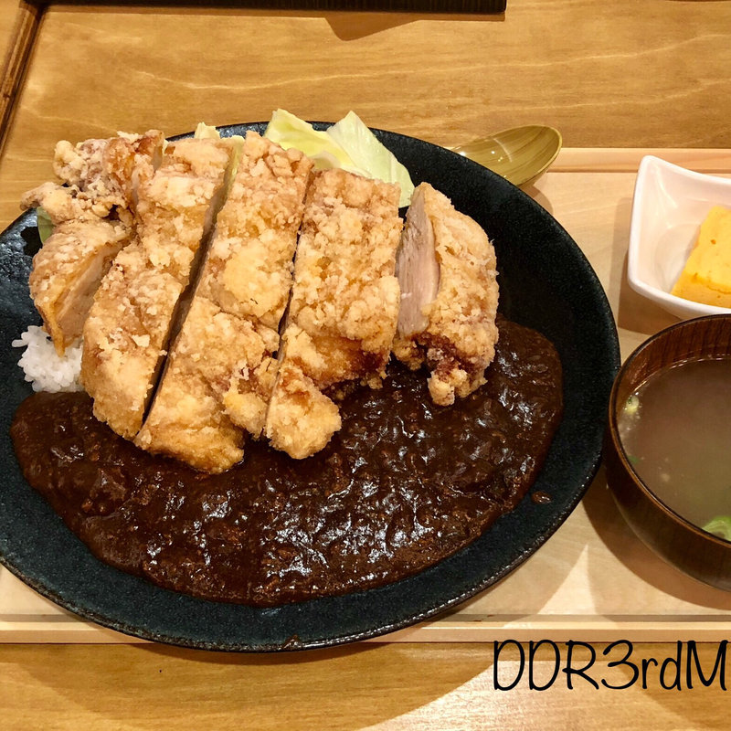 デラックス 名物 山賊焼カレーセット(からあげセンター オーパ高崎)