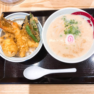 天丼とらぁ麺(天丼・らぁ麺 ハゲ天)