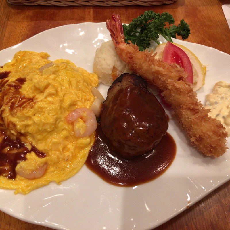 洋食プレート(洋食麦星 小田急新宿店)