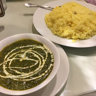 日替わりカレーセット(ムルグパラク)(インドキッチン)