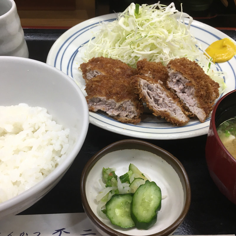 かつ（ヒレ）定食(とんかつ 不二(ふじ))