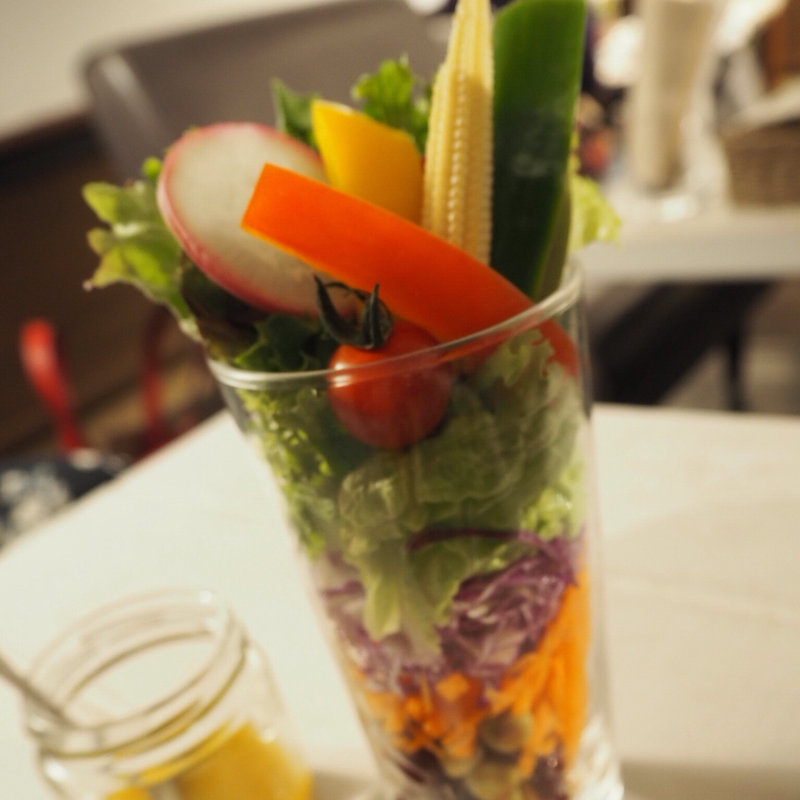 サラダパフェ(アインソフジャーニー京都店)