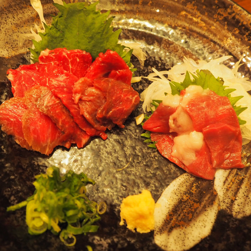 肥後馬刺しの盛り合わせ(亀八別館 )