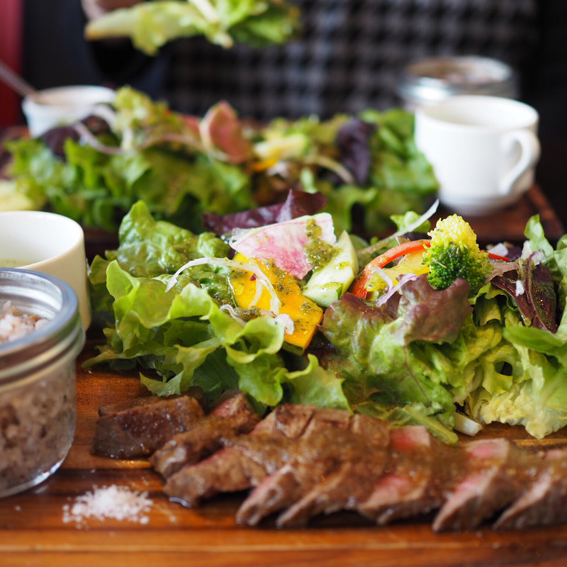 ステーキランチ(ＧＯＯＤ　ＬＵＣＫ　ＣＯＦＦＥＥ)