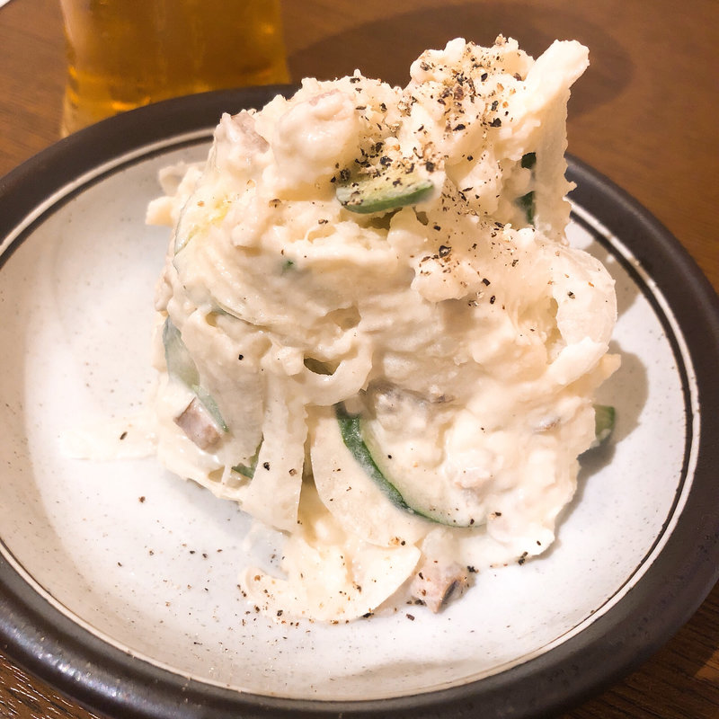 ポテトサラダ(朝とった魚 薩摩じんべえ)