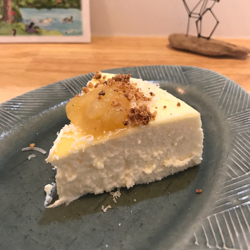 ふわふわのチーズケーキ(cafe百音)