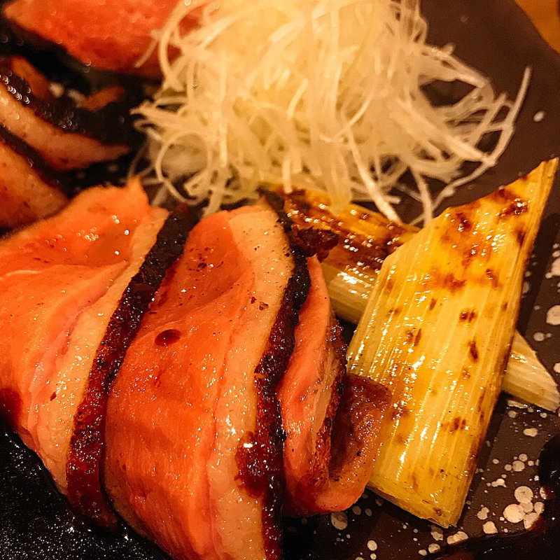 岡山産 京鴨のしっとり焼(和酒と炉端焼き とんがり)