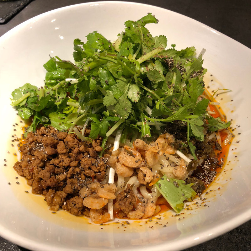 レディース 汁なし担々麺 ＋パクチー増し(タンタンタイガー)