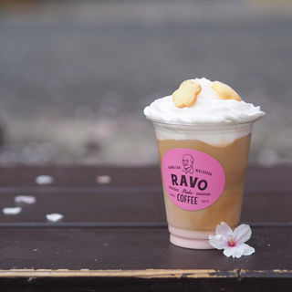 桜クリームラテ(ravo bake coffee)