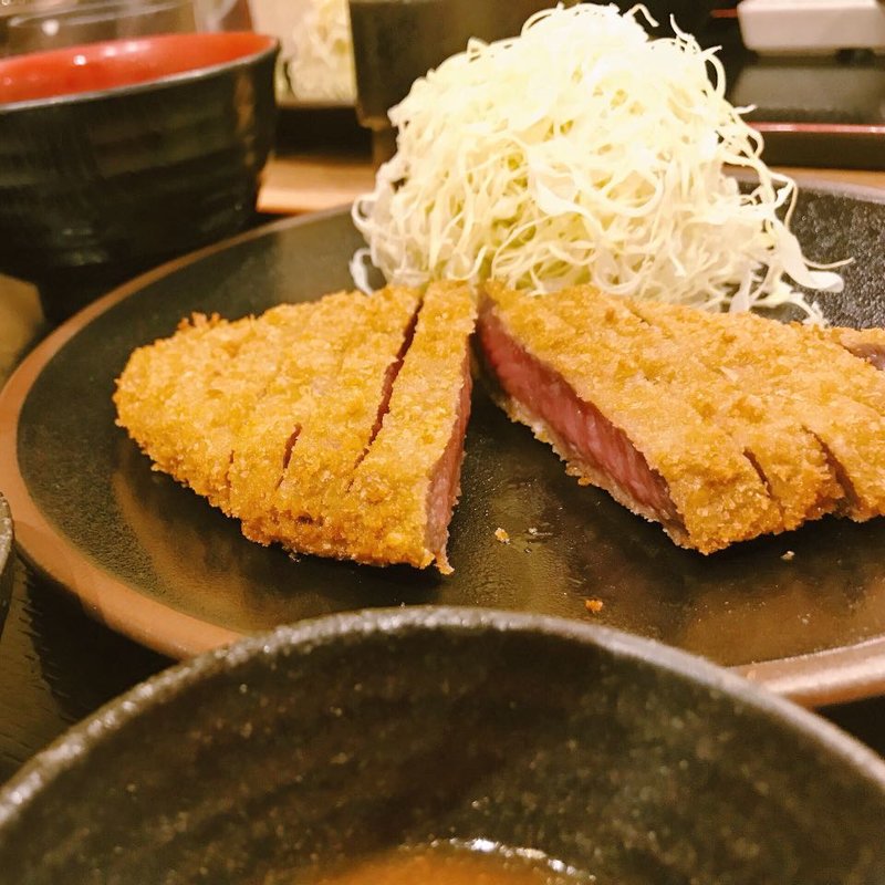 黒毛和牛サーロイン京玉膳(牛カツ京都勝牛 なんば千日前店)