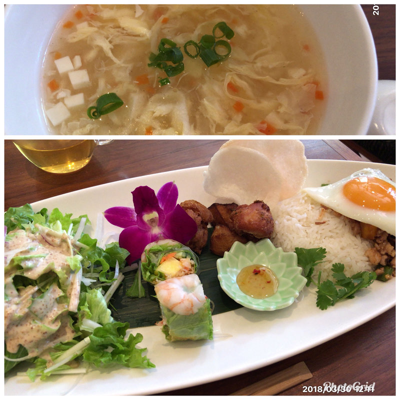 ナシゴレン＆ガイヤーンプレート(Enak Enak エナエナ 市川店)