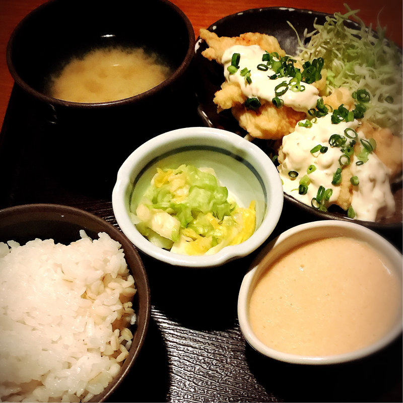 鶏南蛮タルタル定食(鳥元 中目黒店 （とりげん))