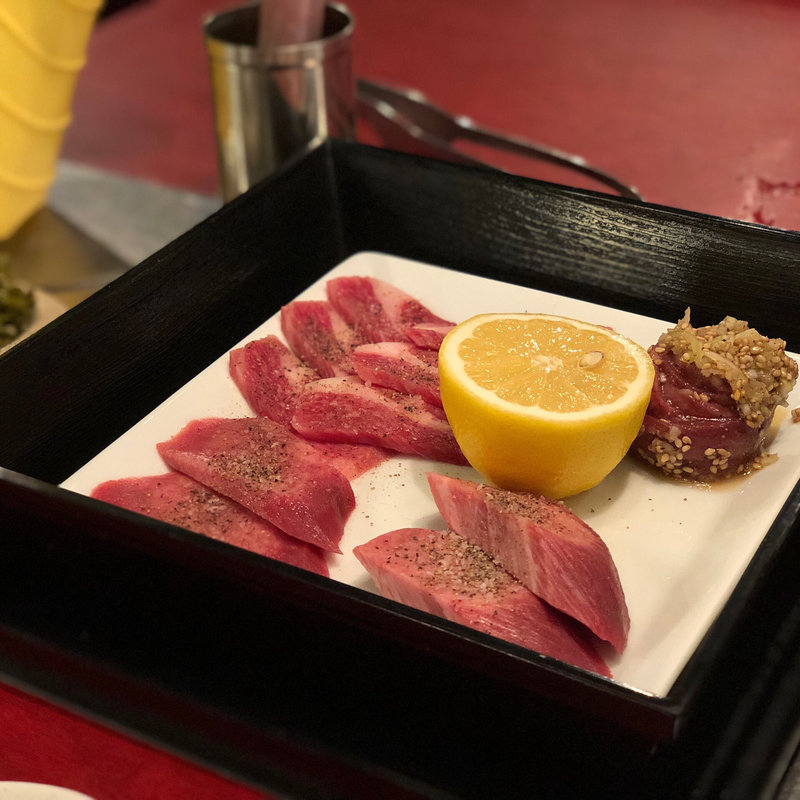 熟成タン盛り合わせ(正泰苑・芝大門)