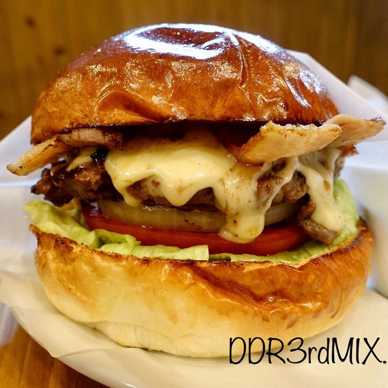 ベーコンチーズバーガー(ザグッドベアーバーガー 貝沢本店 )