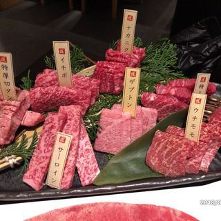 任せコース(肉の切り方　日本橋本店)