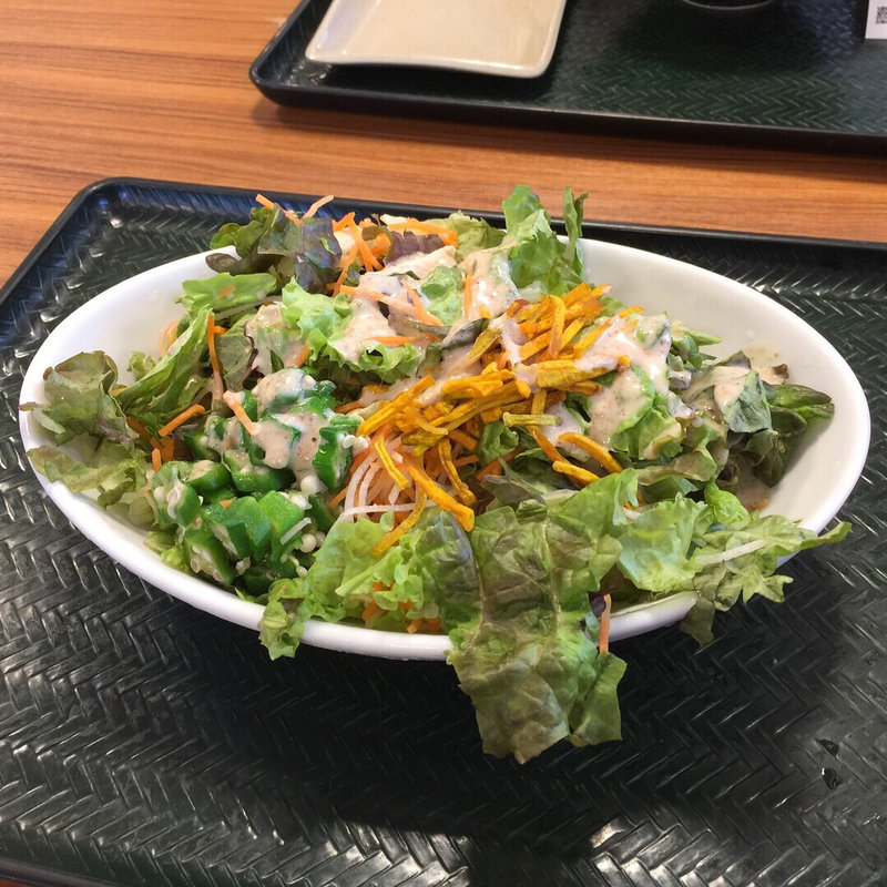 コクうまサラダうどん 中 野菜増量(はなまるうどん 姫路土山店)