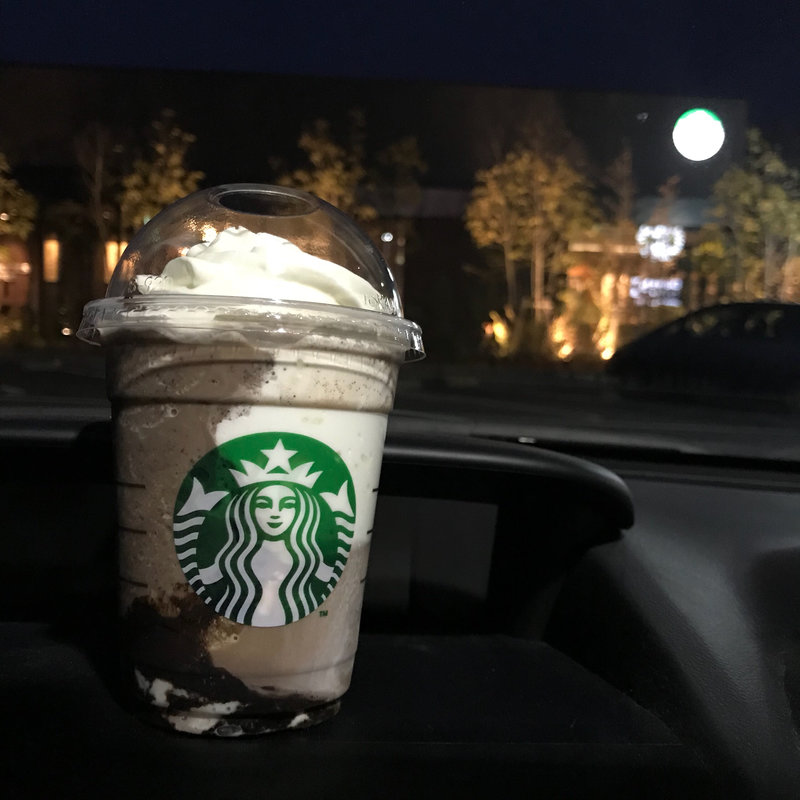 アーモンドトフィートリプルチョコレートフラペチーノ(スターバックスコーヒー 成田美郷台店)
