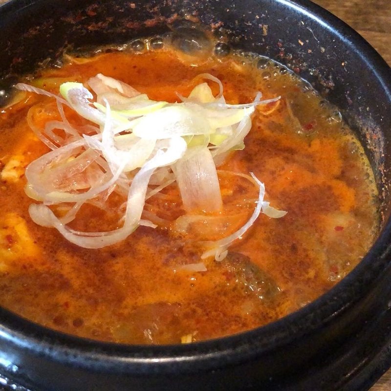 牛スジ純豆腐(DRAGON 純豆腐 青山店)