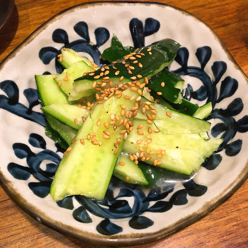 たたききゅうり(やきとり大吉 東馬込店)