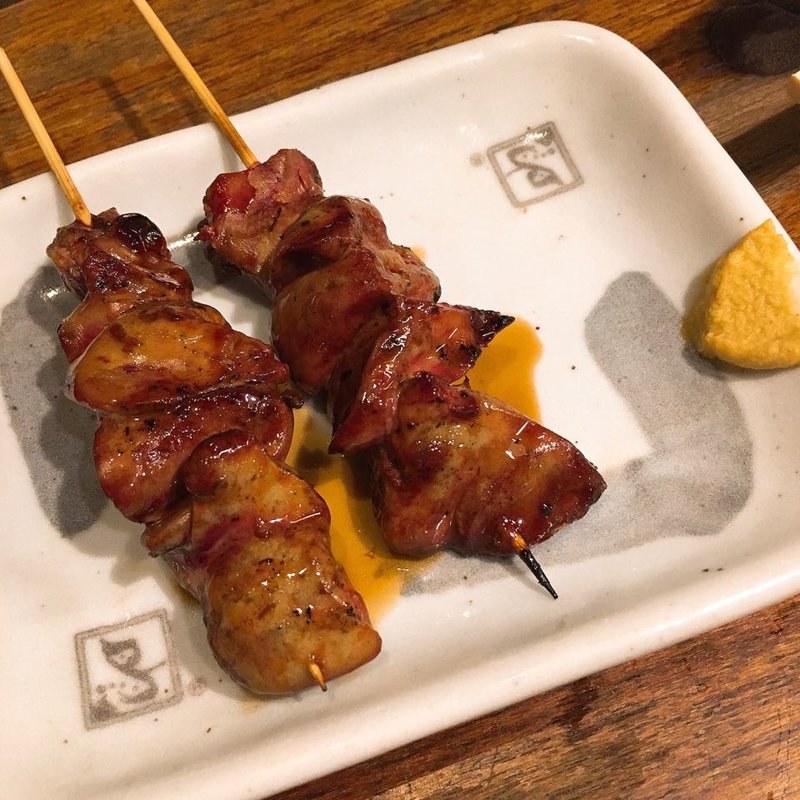 きも(レバー)(1本)(やきとり大吉 東馬込店)