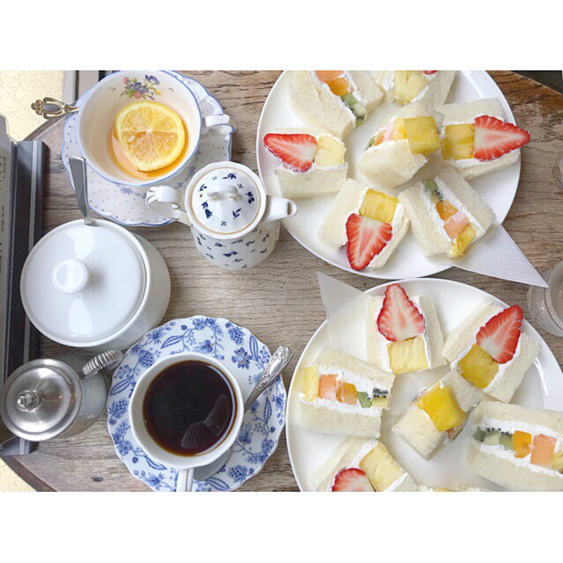 フルーツサンド(喫茶ポプラ )