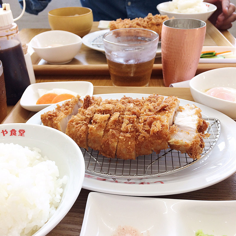 奥豊後豚ロース勝定食(しげのや食堂)