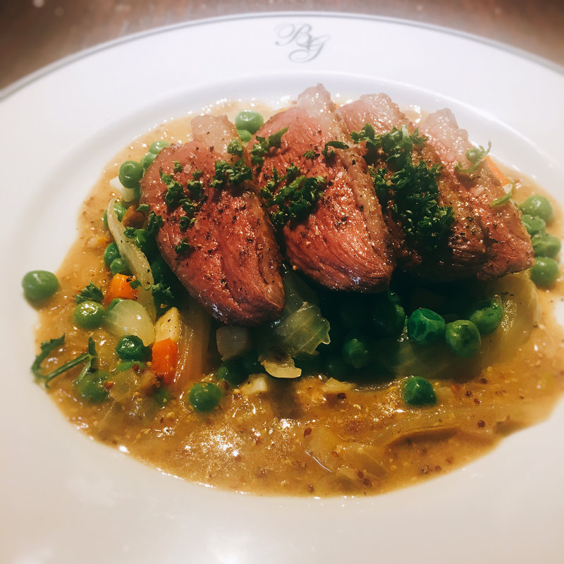 マグレ鴨のロースト(フレンチレストラン Brasserie Gyoran（ブラッスリーギョラン）八丁堀)