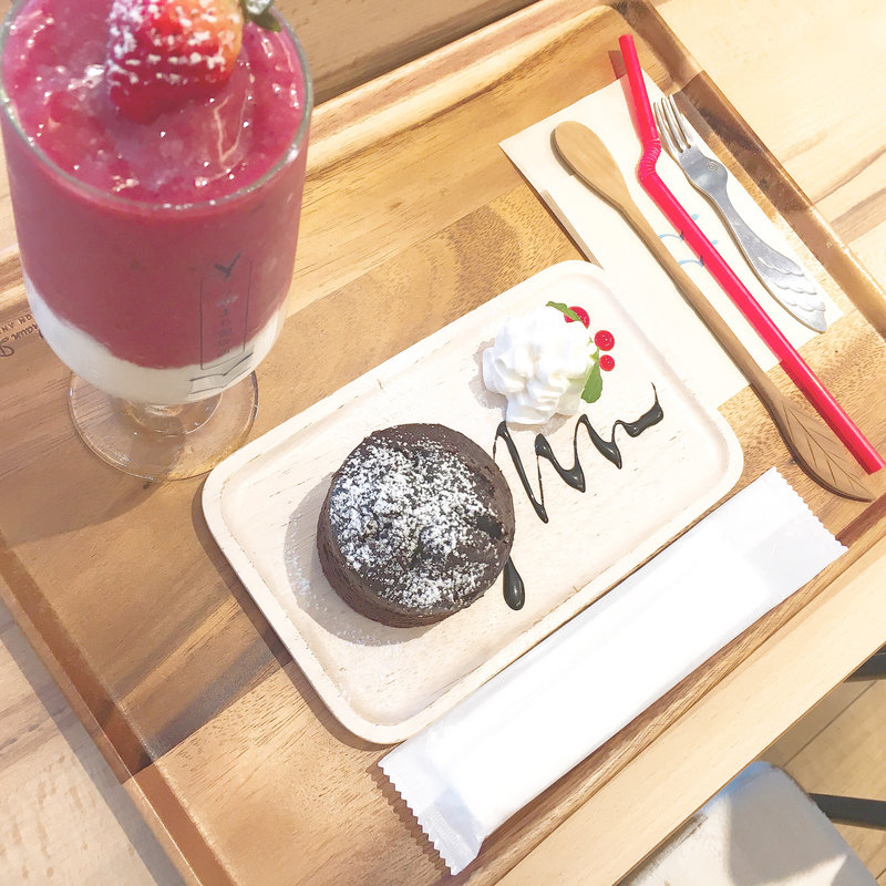 ストロベリーラッシー(うのまち珈琲店)