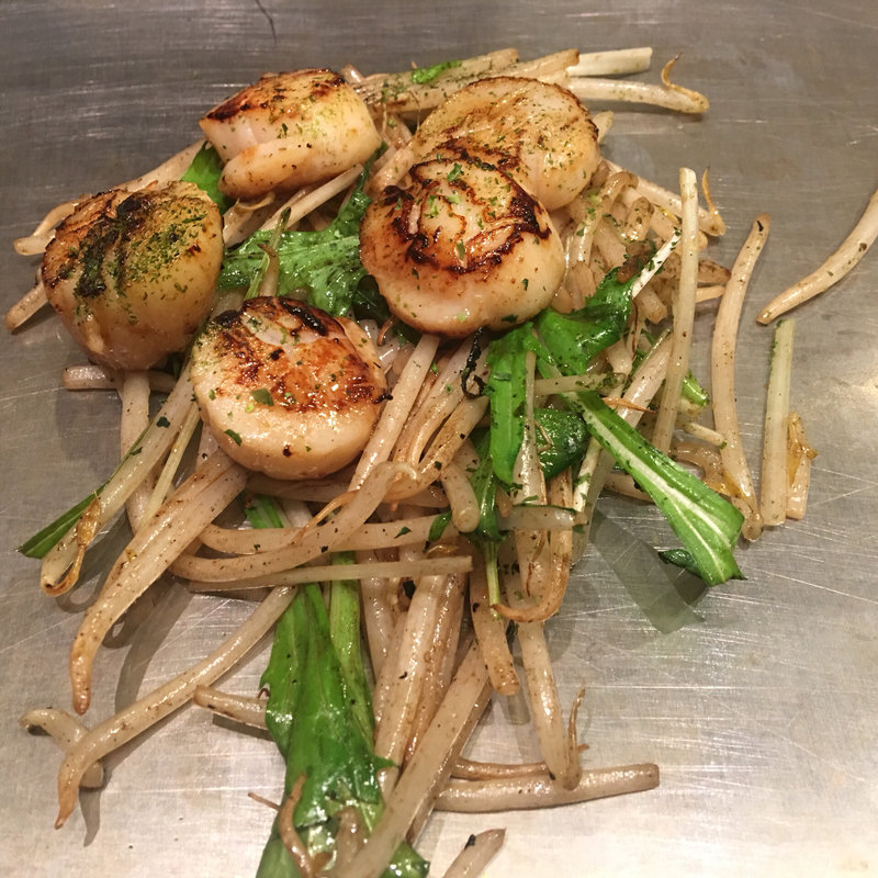 ほたての鉄板焼き(お好み焼き・鉄板焼　太閤さん （たいこうさん）)