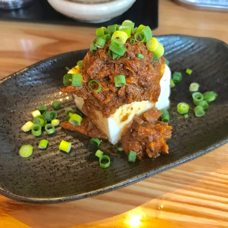 秋刀魚冷奴(魚骨らーめん 鈴木さん)