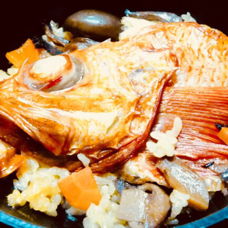 きんきの炊き込みご飯(塩別つるつる温泉 )