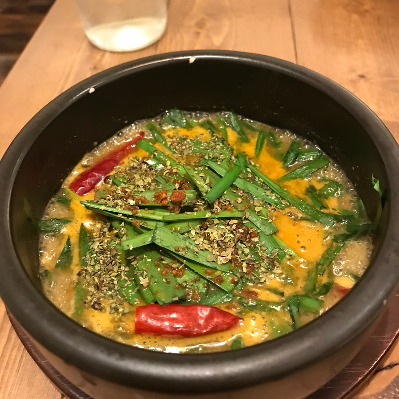 ニラと親鳥のスープカレー(Spice&Sweets ＫＡＪＵ)