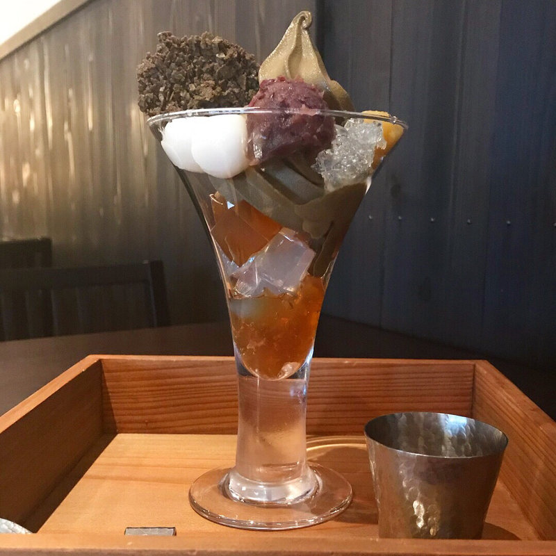 ほうじ茶パフェ(辻利兵衛本店 )