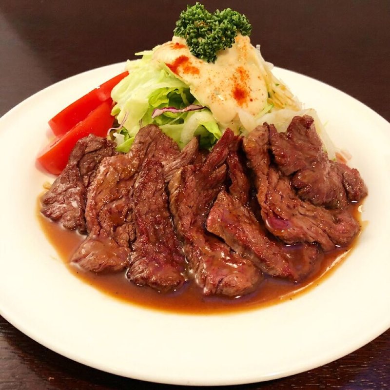 照焼ステーキ(サラダの店サンチョ 河原町本店 )