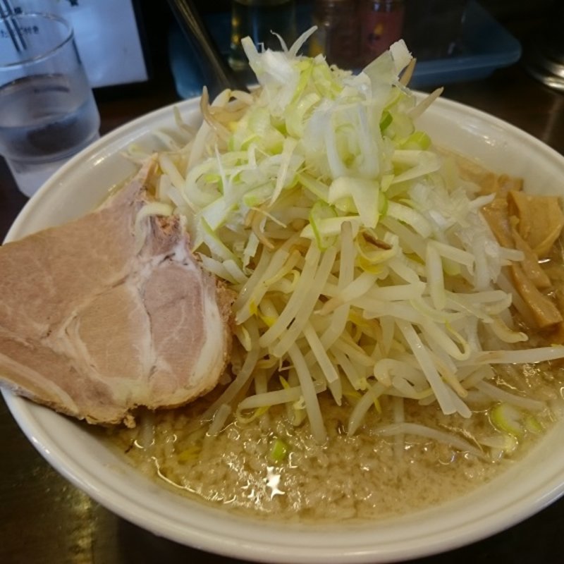 らーめん（ 細麺 ）+もやし(らーめん むげん )