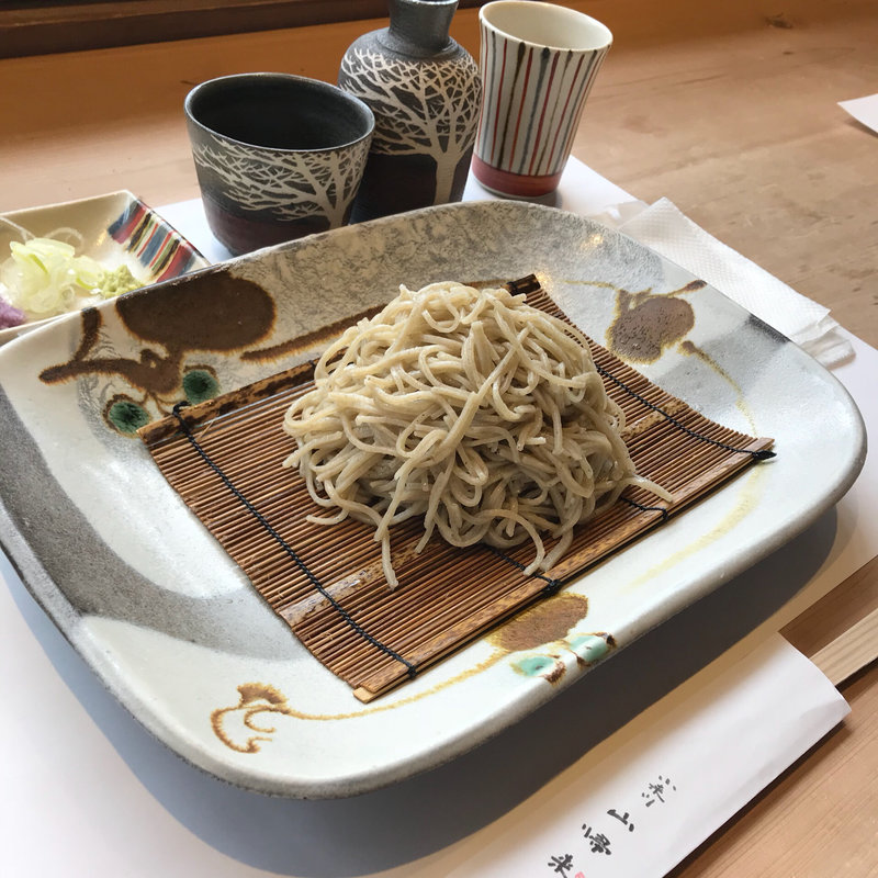 山帰来 (十割)と ゆばそば (冷) のセット(小来川 山帰来 )