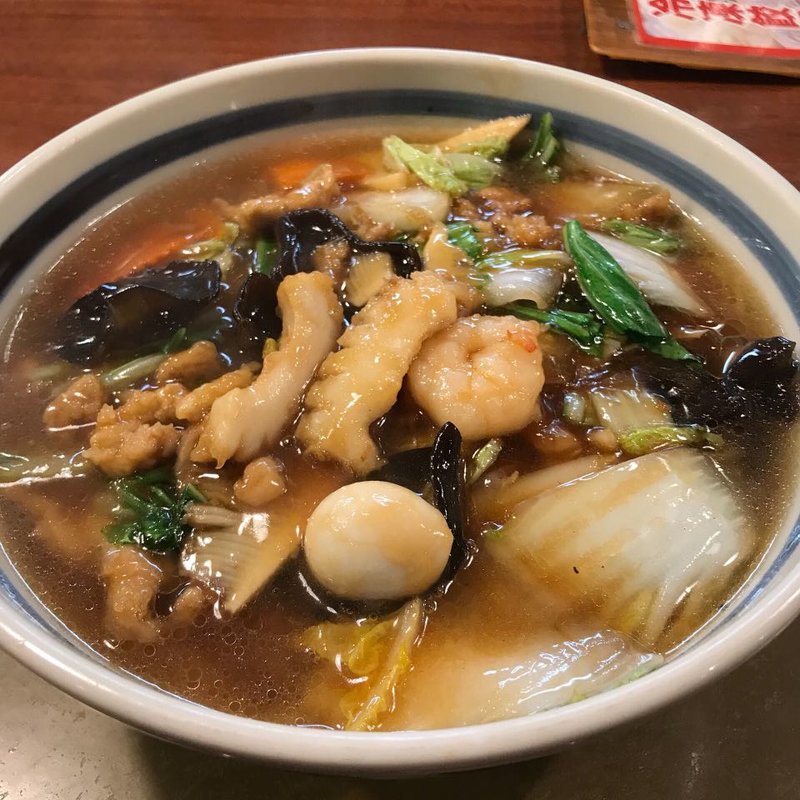 五目うま煮麺 大盛(三宝亭　加賀町店 )
