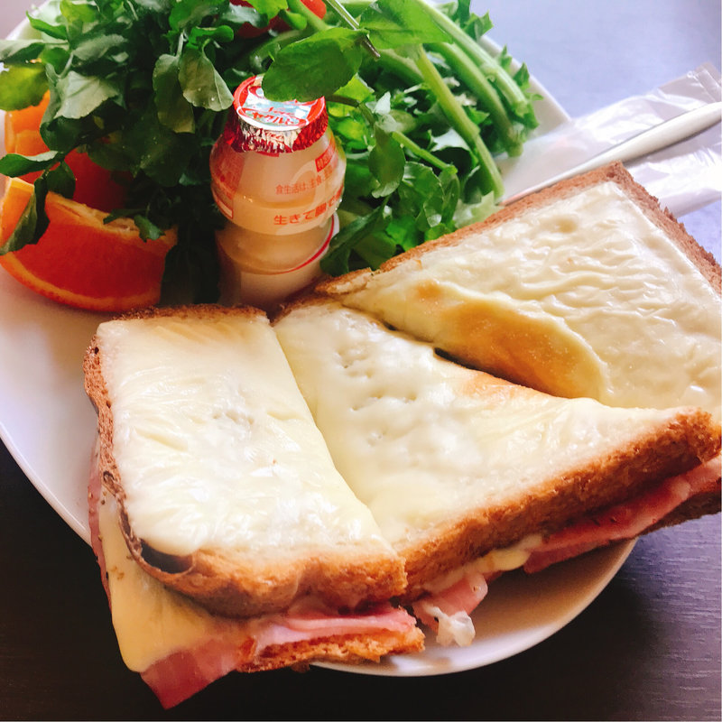 クロックムッシュセット(蔦珈琲店)