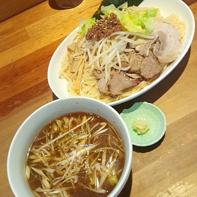 醬油つけ麵(自家製麺火の鳥73)