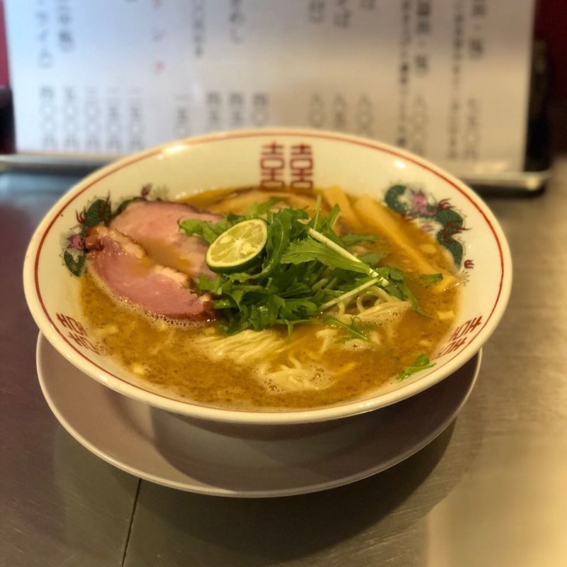 ラム豚骨中華そば 醤油(武者麺の変)