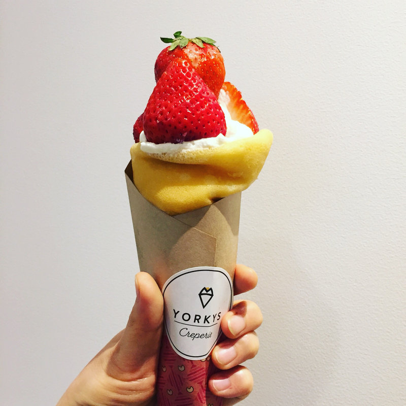 あまおう苺(ヨーキーズクレープリー)