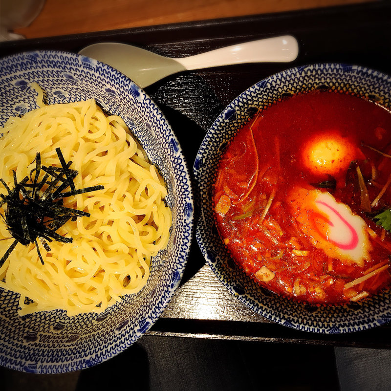 味玉辛つけそば(つけそば・まき野)