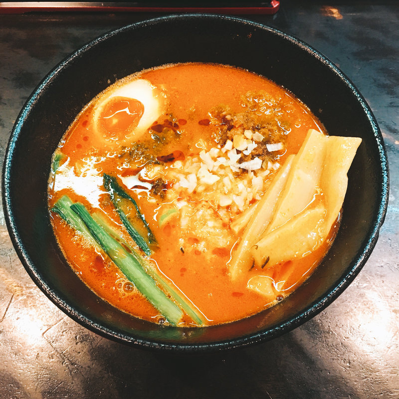 とんがら担々麺(○宿めんてんてん （まるじゅくめんてんてん）)